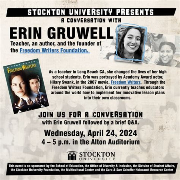 Erin Gruwell biografía, edad, altura, esposa, net worth, familia