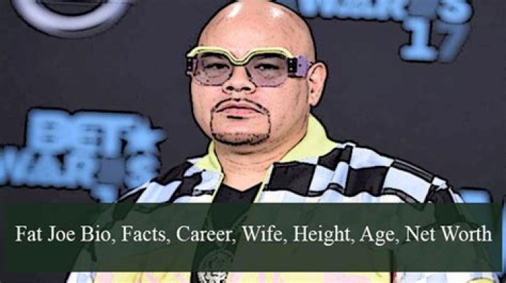 Fat Joe Biography, Age, Height, Wife, Net Worth, Family